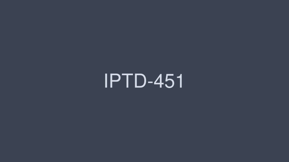 IPTD-451 คอสเพลย์มัธยมปลาย รุย มิยางิ