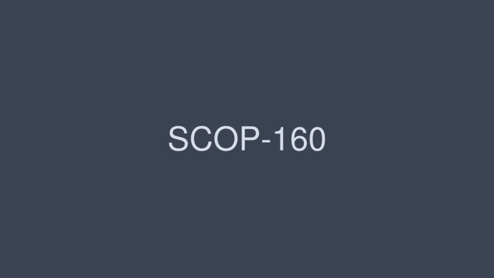 SCOP-160 ถอดถุงยางลับหลังแตกในหลังเวที