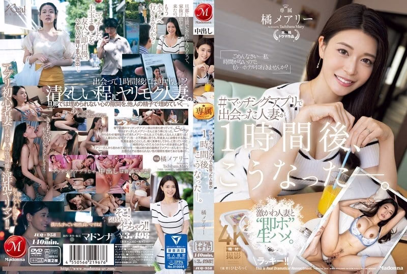 JUQ-958 สาวแต่งงานจากแอปหาคู่นัดเย็ด1ชั่วโมง – แมรี่ ทาจิบานะ